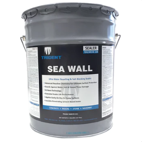 Trident Sea Wall Concrete Sealer (Solvent based nano sealer) 5 Gallon