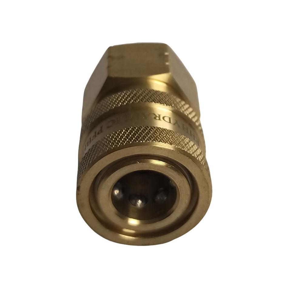 1/4" Female Socket Brass QC 5,500 PSI