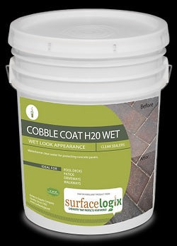 Surface Logix Cobble Coat H20 Wet Look Concrete Sealer (1 part sealer) 5 gallon