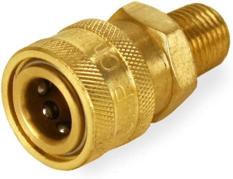 1/4" Male Socket Brass QC 5,500 PSI