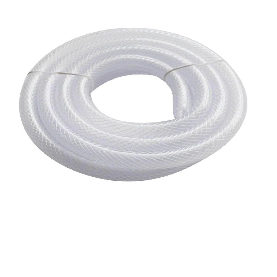 PVC Braided Clear Hose  1/2" O.D x 1/4" I.D. x 5ft